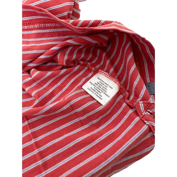 Peter Millar Men's Front Pocket 100% Cotton Short Sleeve Red Stripe Golf Polo-XL - Picture 6 of 6